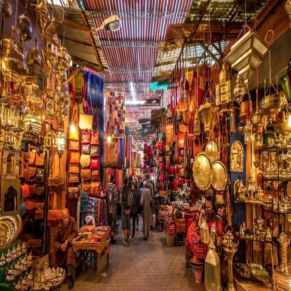 Villa des Orangers outdoor dining, Morocco